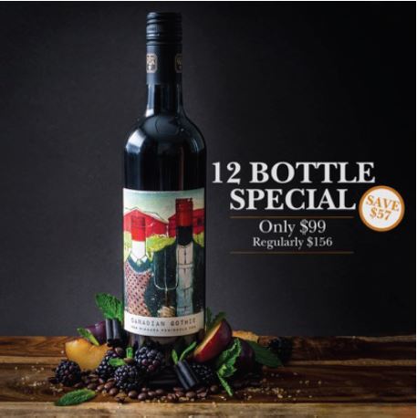 Canadian Gothic Red 12 Bottle Special